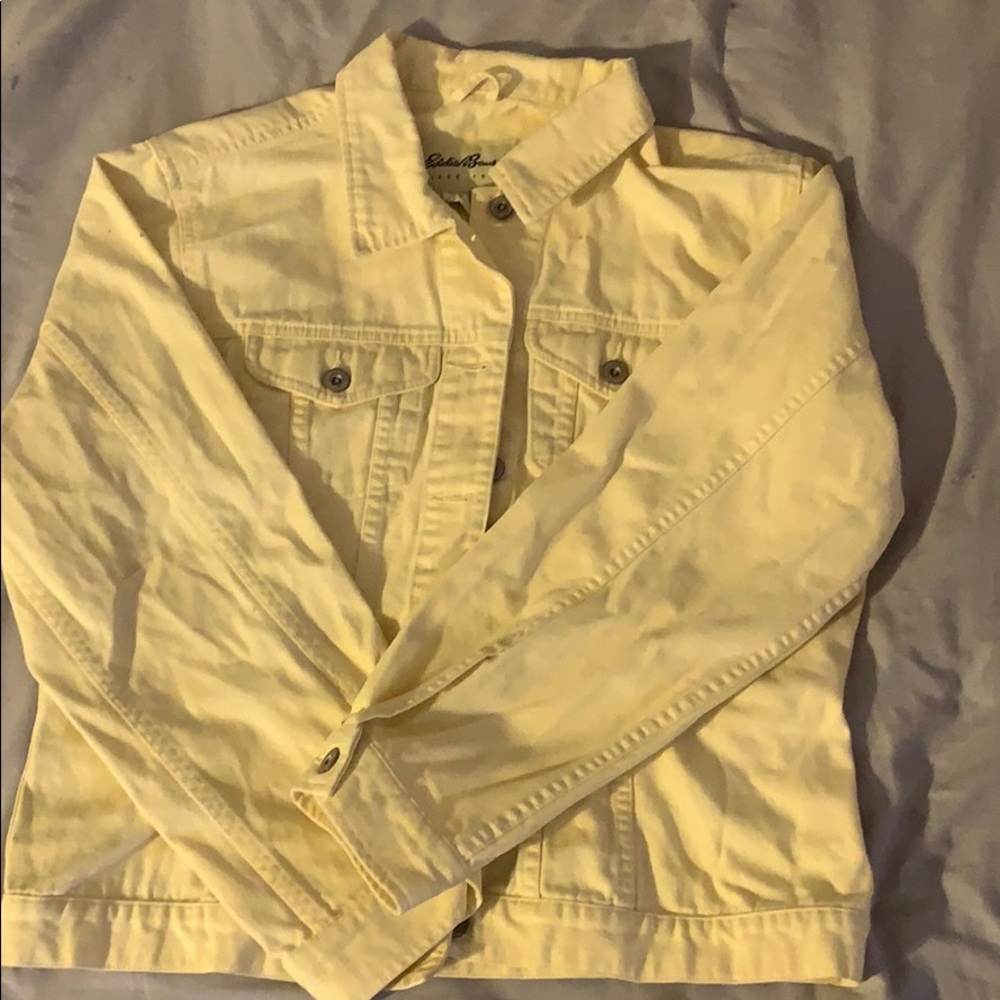 Light Yellow Eddie Bauer Jean jacket